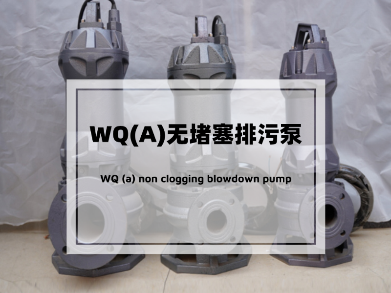 你對(duì)WQ(A)無堵塞排污泵了解多少？
